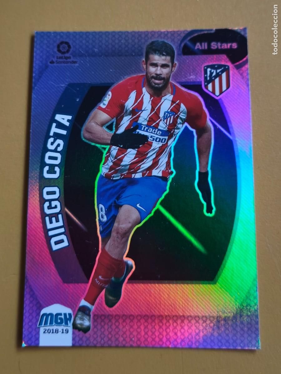 Cromos de F&uacute;tbol: diego costa, 2018 19 megacracks all stars