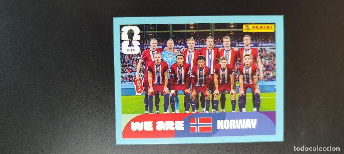 Cromos de F&uacute;tbol: FIFA WORLD CUP 2026 STICKER ALINEACION NORUEGA # NOR13 PANINI