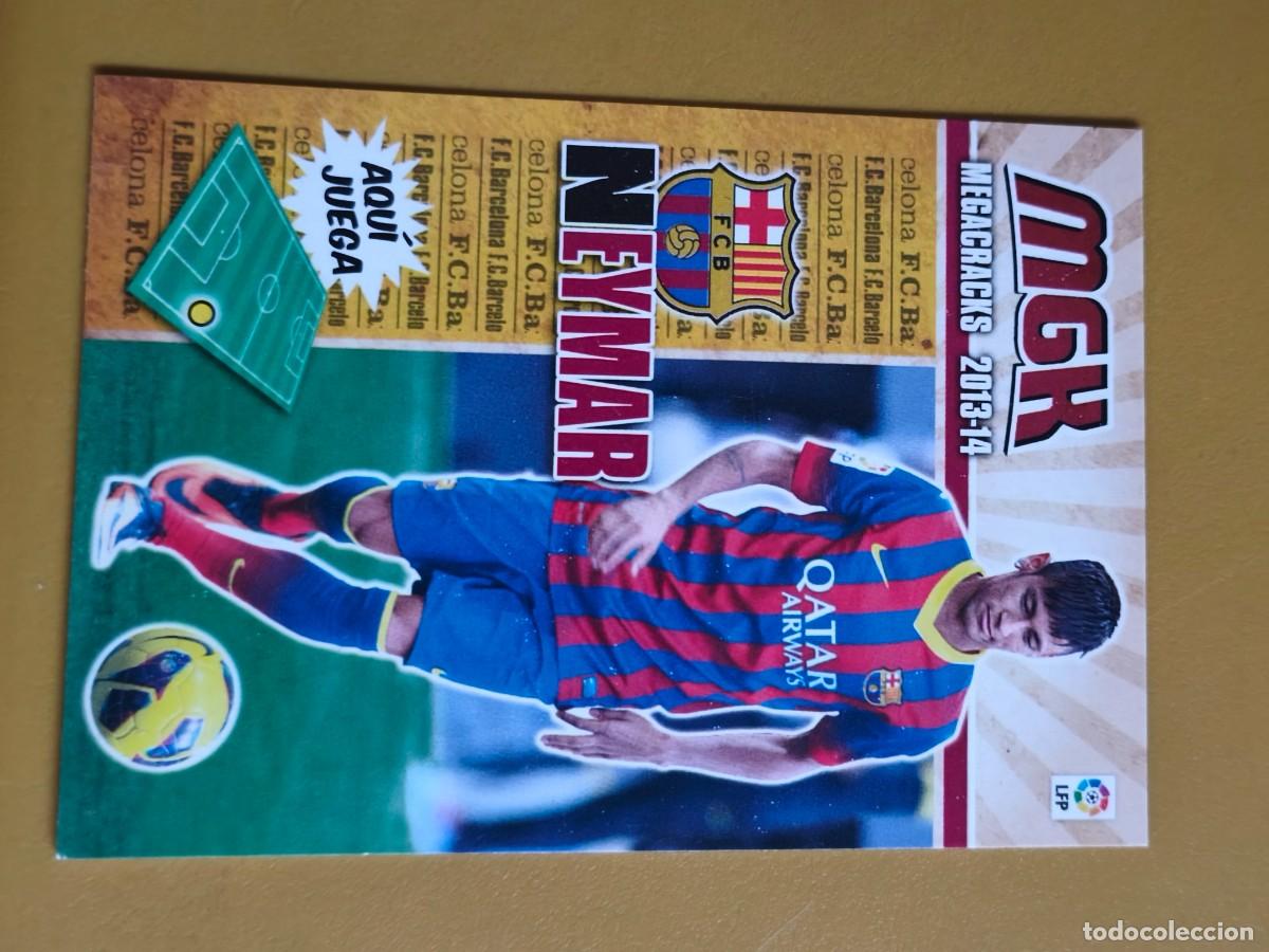 Cromos de F&uacute;tbol: neymar, 2013 14 megacracks