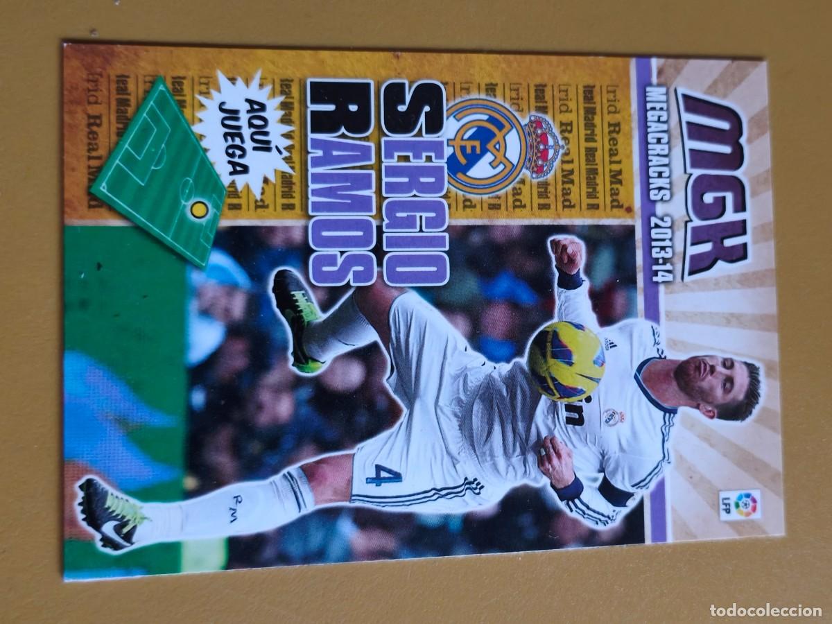 Cromos de F&uacute;tbol: sergio ramos, 2013 14 megacracks