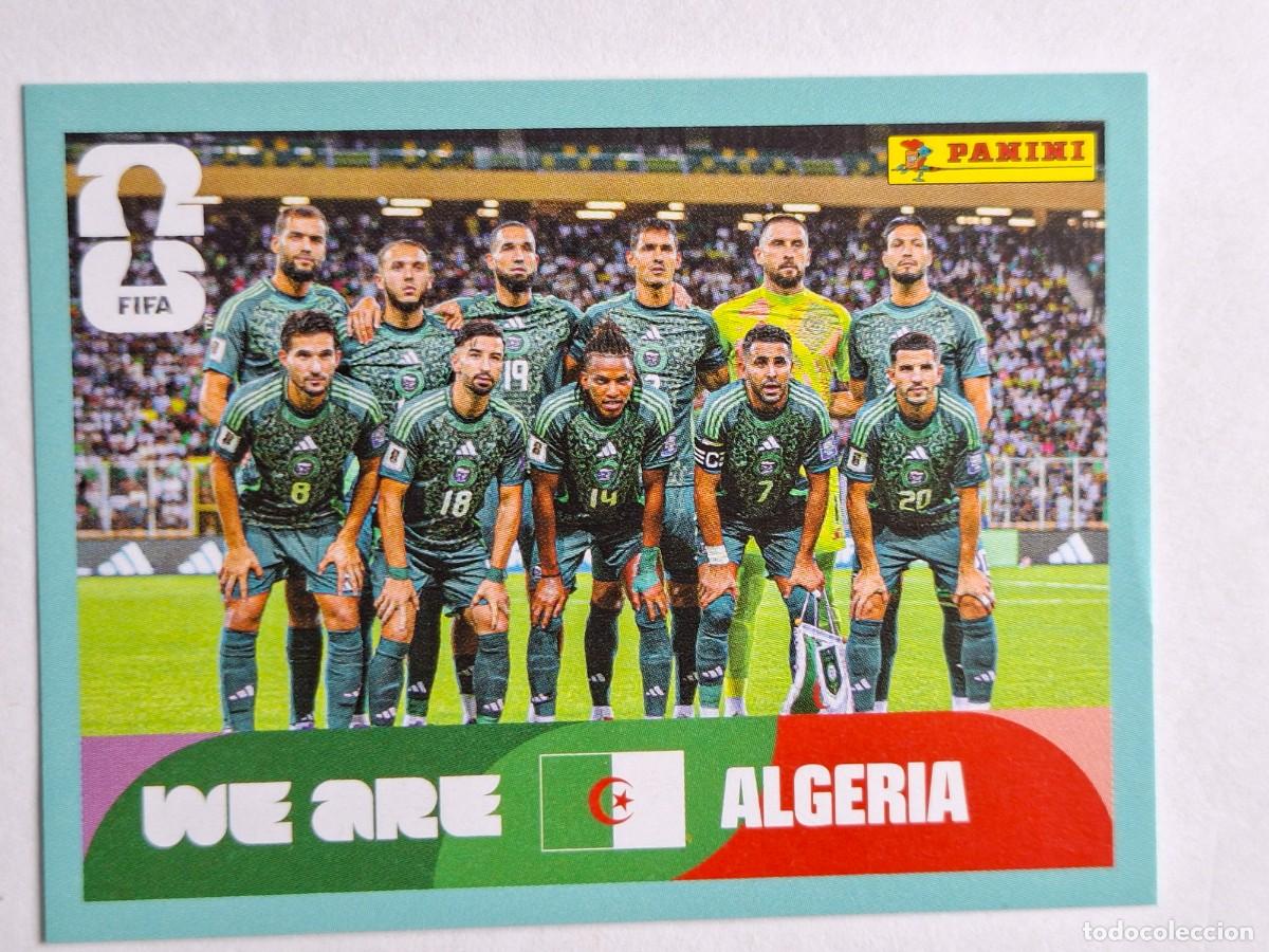 Cromos de F&uacute;tbol: * #ALG 13 TEAM PHOTO (Algeria) - Panini FIFA World Cup 2026 Sticker