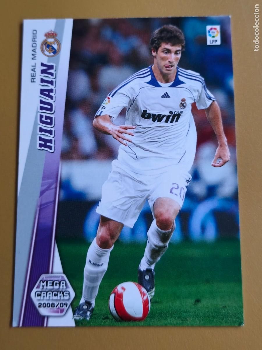 Cromos de F&uacute;tbol: higuain, 2008 09 megacracks
