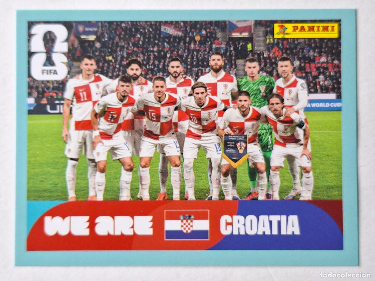 Cromos de F&uacute;tbol: * #CRO 13 TEAM PHOTO (Croatia) - Panini FIFA World Cup 2026 Sticker