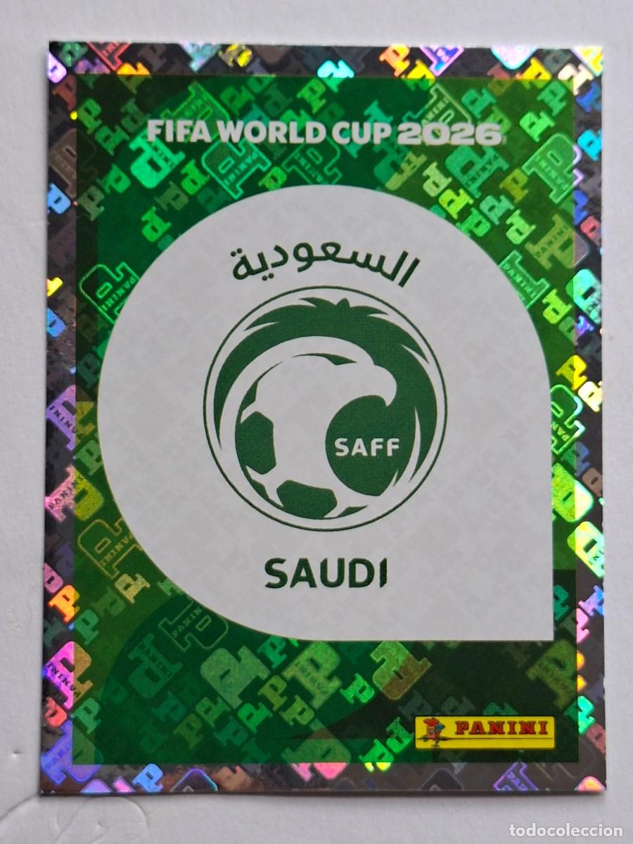 Cromos de F&uacute;tbol: Foil #KSA 1 EMBLEM (Saudi Arabia) - Panini FIFA World Cup 2026 Sticker