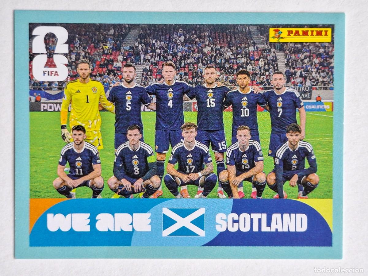 Cromos de F&uacute;tbol: * #SCO 13 TEAM PHOTO (Scotland) - Panini FIFA World Cup 2026 Sticker