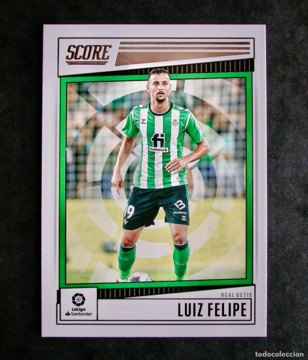 Cromos de F&uacute;tbol: 135 LUIZ FELIPE / BETIS / B&Aacute;SICA / SCORE LA LIGA SOCCER 2022-2023 / PANINI