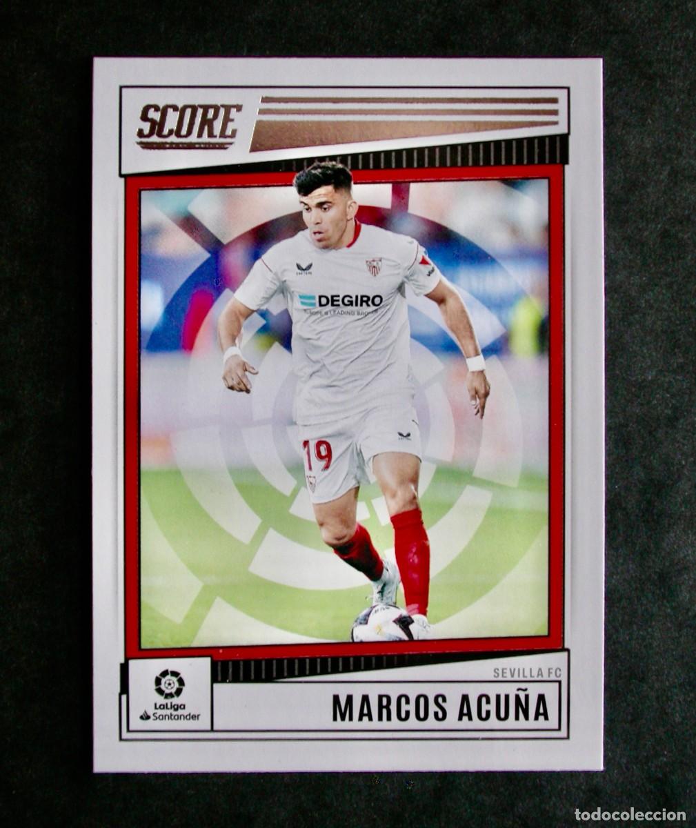 Cromos de F&uacute;tbol: 177 MARCOS ACU&Ntilde;A / SEVILLA / B&Aacute;SICA / SCORE LA LIGA SOCCER 2022-2023 / PANINI