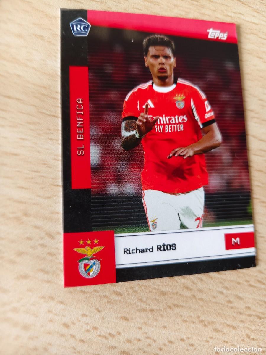 Cromos de F&uacute;tbol: 6 TEAM SET S.L. BENFICA 25 26 RICHARD RIOS RC ROOKIE CARD FIRST TEAM TOPPS 2025 2026