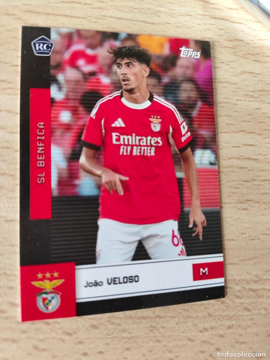 Cromos de F&uacute;tbol: 10 TEAM SET S.L. BENFICA 25 26 JO&Atilde;O VELOSO RC ROOKIE CARD FIRST TEAM TOPPS 2025 2026