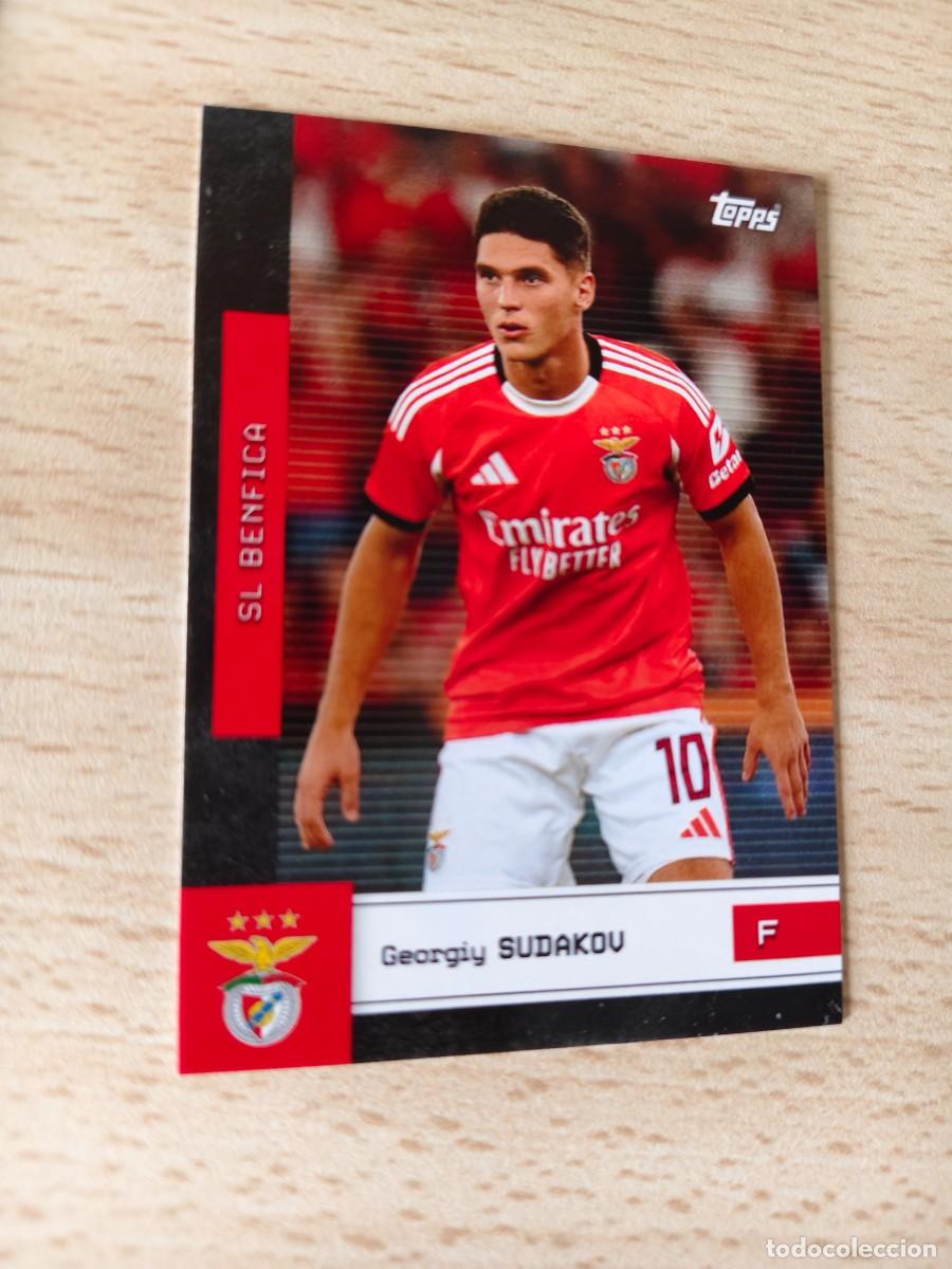Cromos de F&uacute;tbol: 17 TEAM SET S.L. BENFICA 25 26 GEORGIY SUDAKOV FIRST TEAM TOPPS 2025 2026