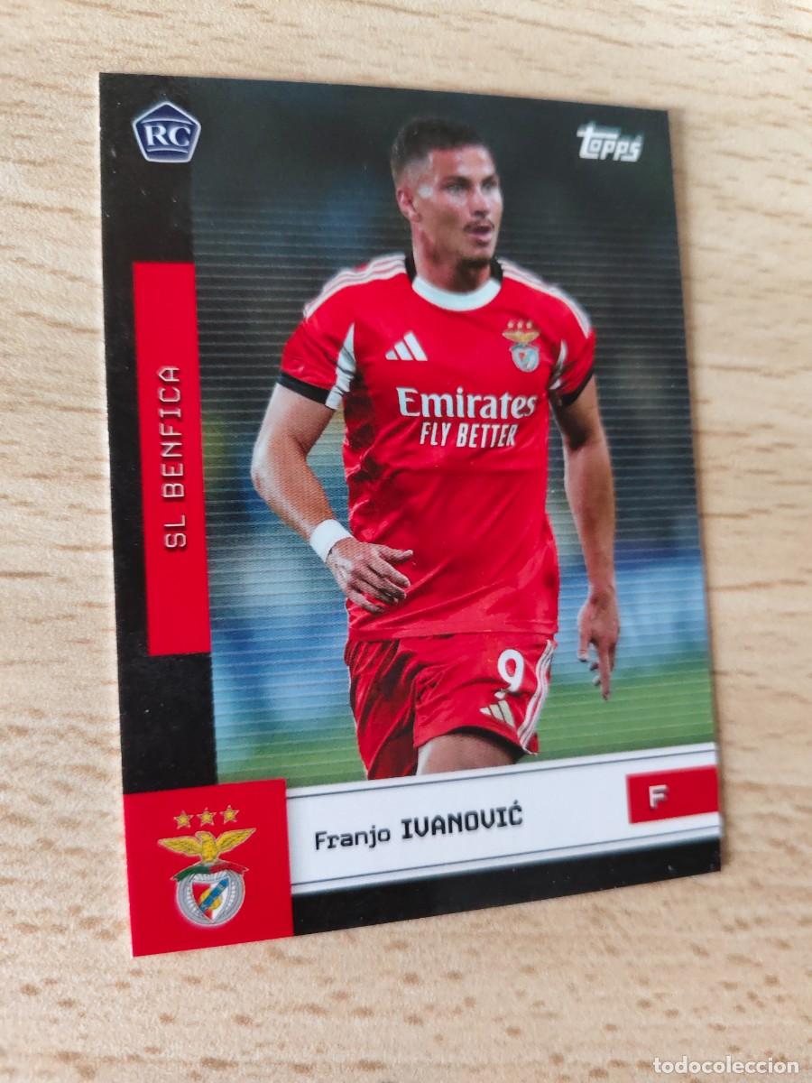 Cromos de F&uacute;tbol: 18 TEAM SET S.L. BENFICA 25 26 FRANJO IVANOVIĆ RC ROOKIE CARD FIRST TEAM TOPPS 2025 2026