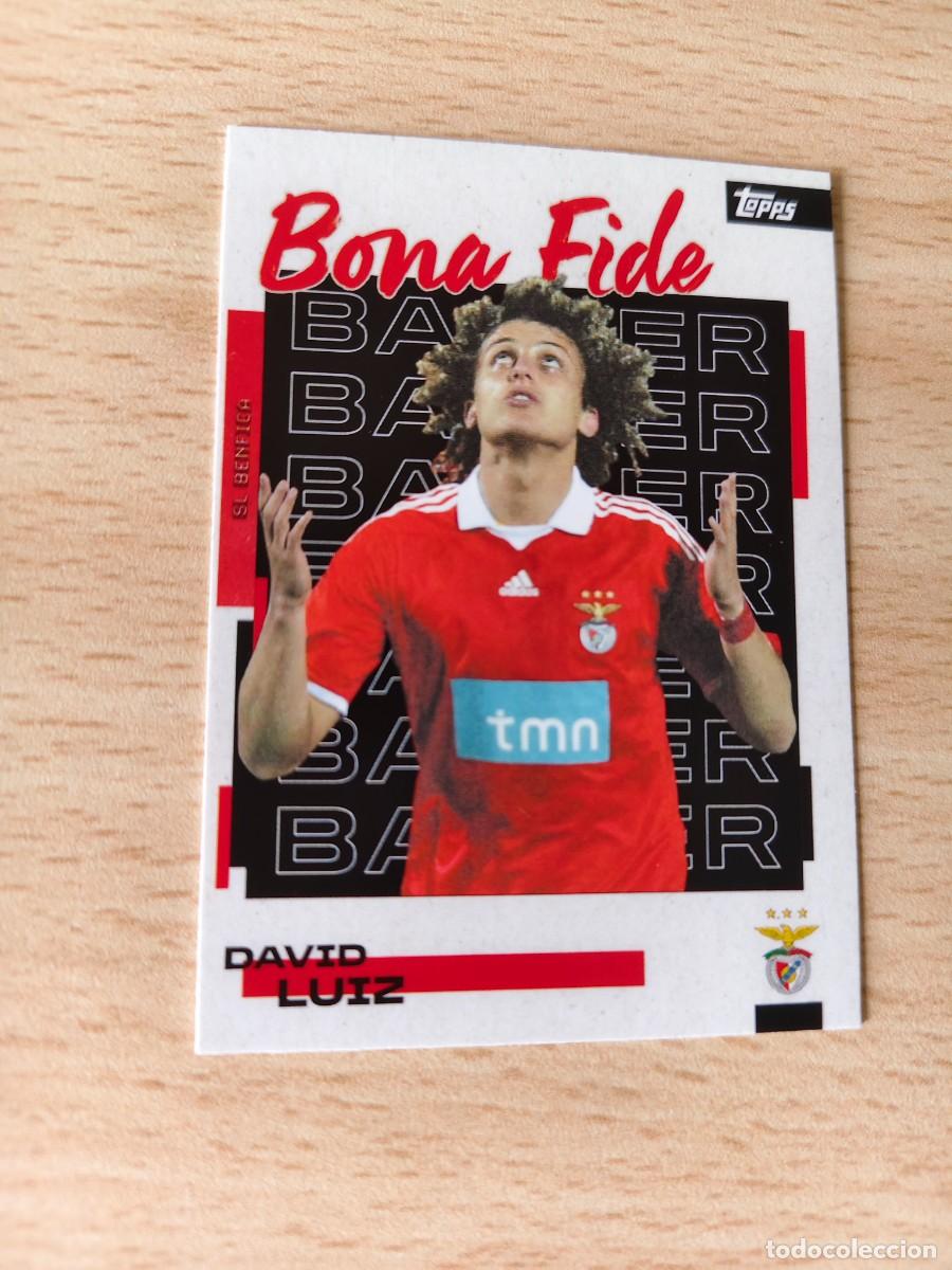Cromos de F&uacute;tbol: 22 TEAM SET S.L. BENFICA 25 26 DAVID LUIZ BONA FIDE BALLER TOPPS 2025 2026
