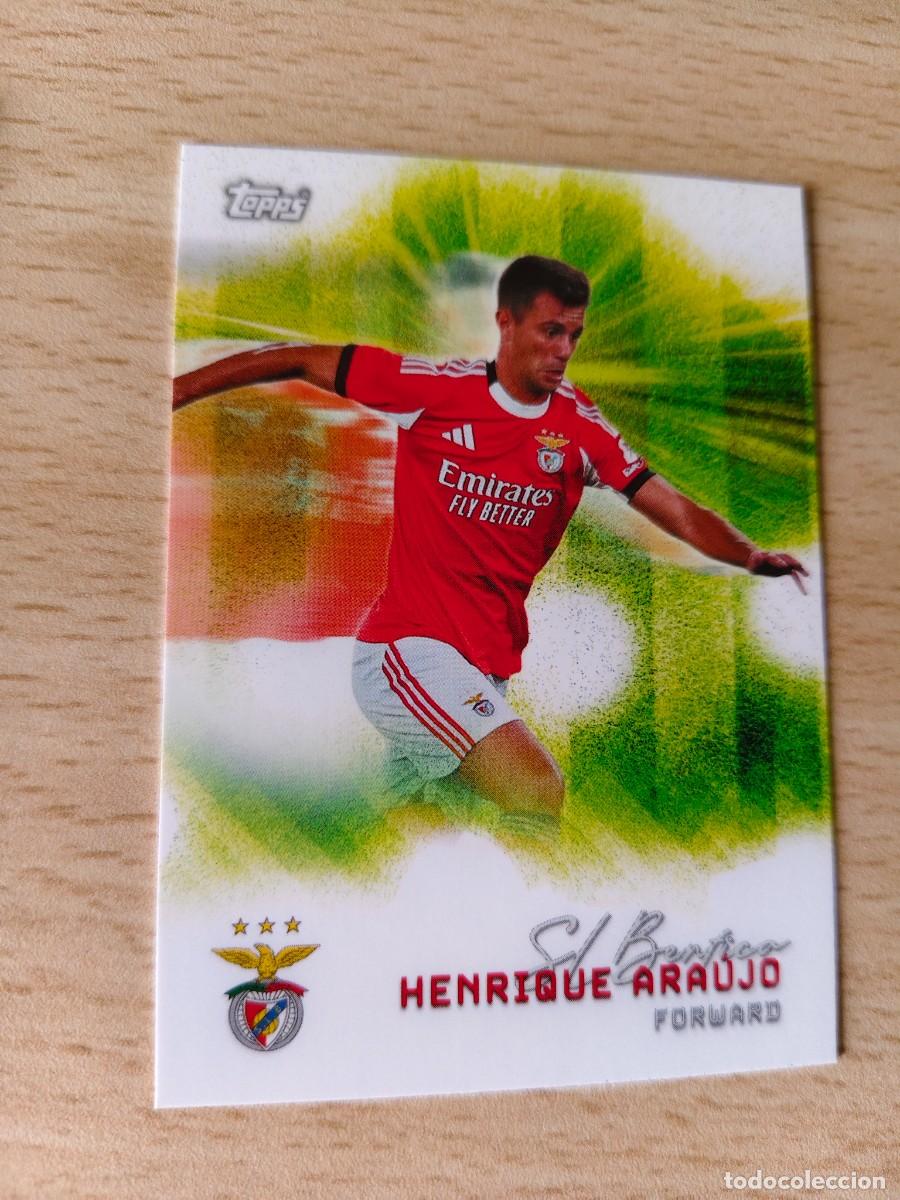 Cromos de F&uacute;tbol: 31 TEAM SET S.L. BENFICA 25 26 HENRIQUE ARA&Uacute;JO PITCH PURSUITS TOPPS 2025 2026
