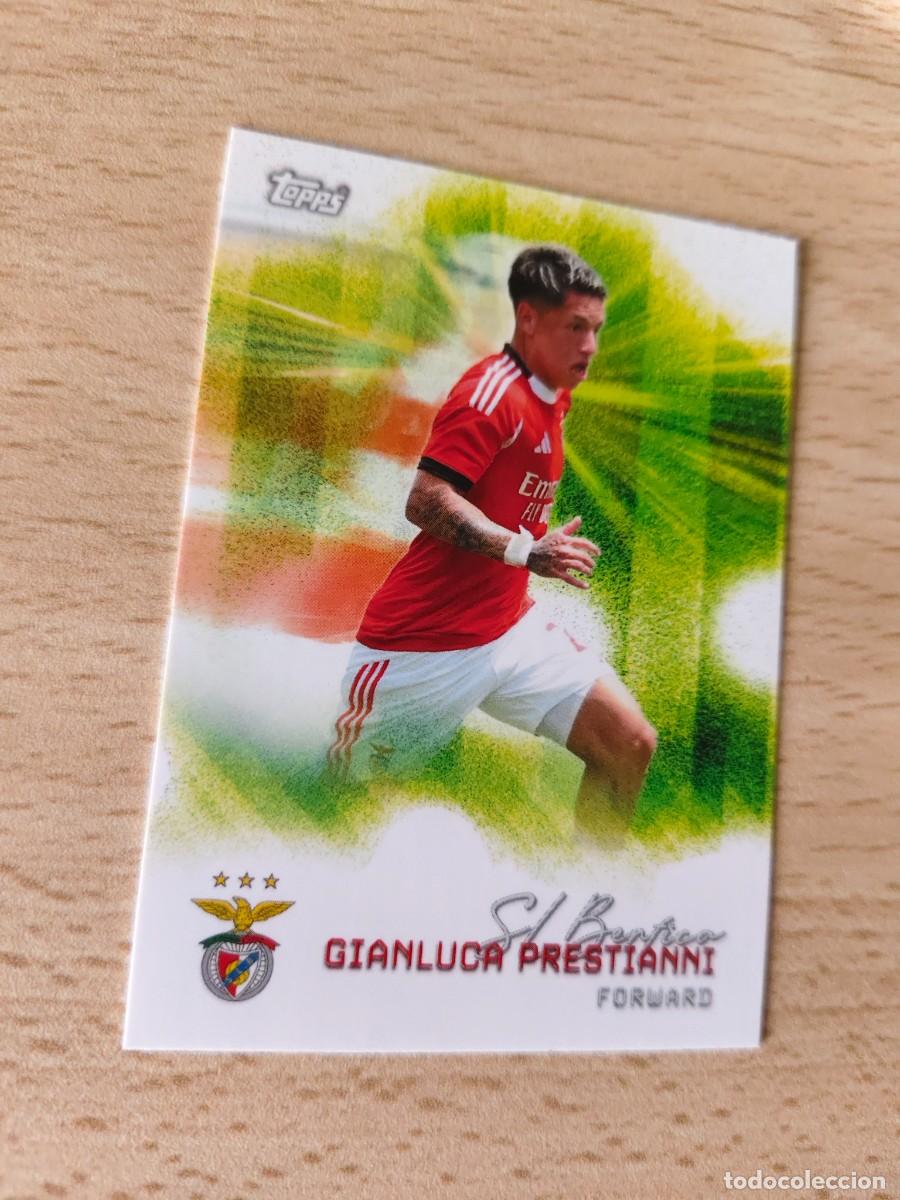 Cromos de F&uacute;tbol: 34 TEAM SET S.L. BENFICA 25 26 GIANLUCA PRESTIANNI PITCH PURSUITS TOPPS 2025 2026