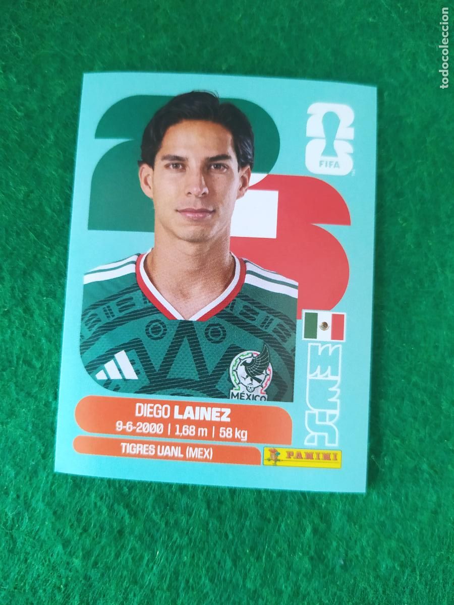 Cromos de F&uacute;tbol: OFFICIAL STICKER COLLECTION WORLD CUP MUNDIAL 2026 - MEXICO N&ordm; 8 DIEGO LAINEZ