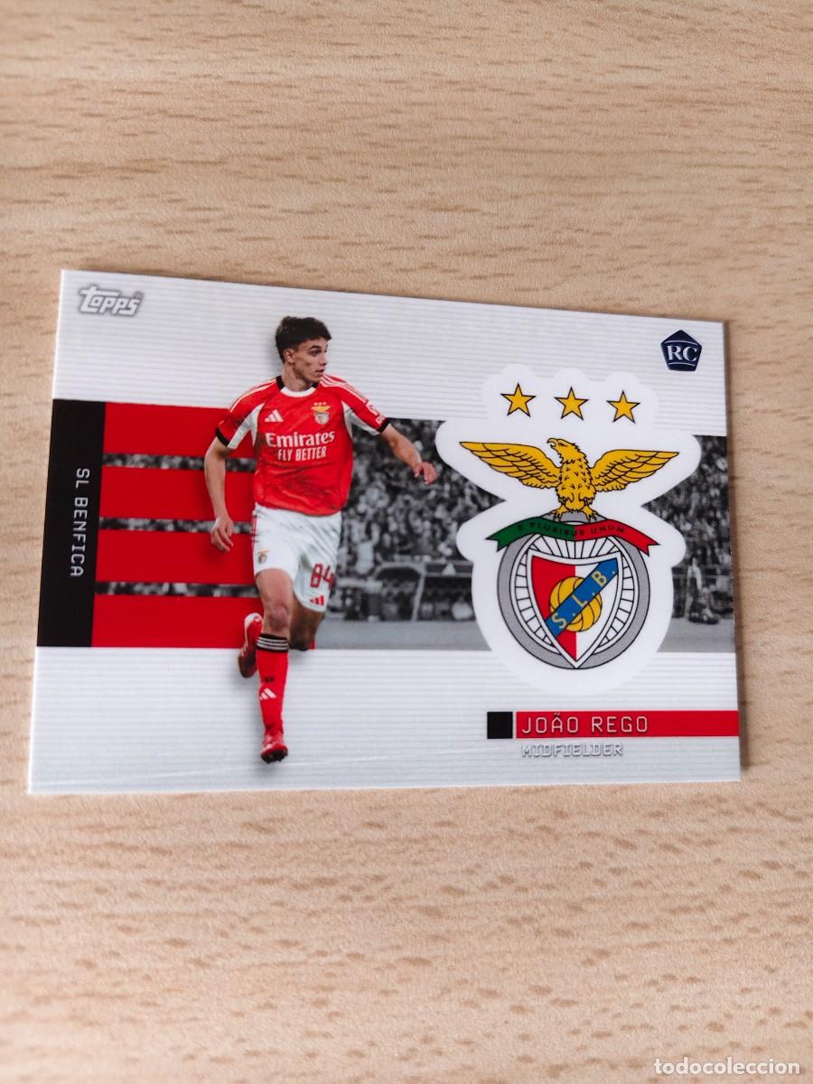Cromos de F&uacute;tbol: 46 TEAM SET S.L. BENFICA 25 26 JO&Atilde;O REGO RC ROOKIE CARD SOARING EAGLE TOPPS 2025 2026