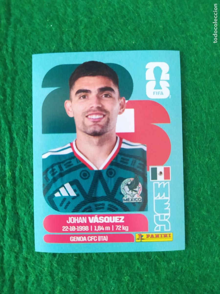 Cromos de F&uacute;tbol: OFFICIAL STICKER COLLECTION WORLD CUP MUNDIAL 2026 - MEXICO N&ordm; 3 VASQUEZ