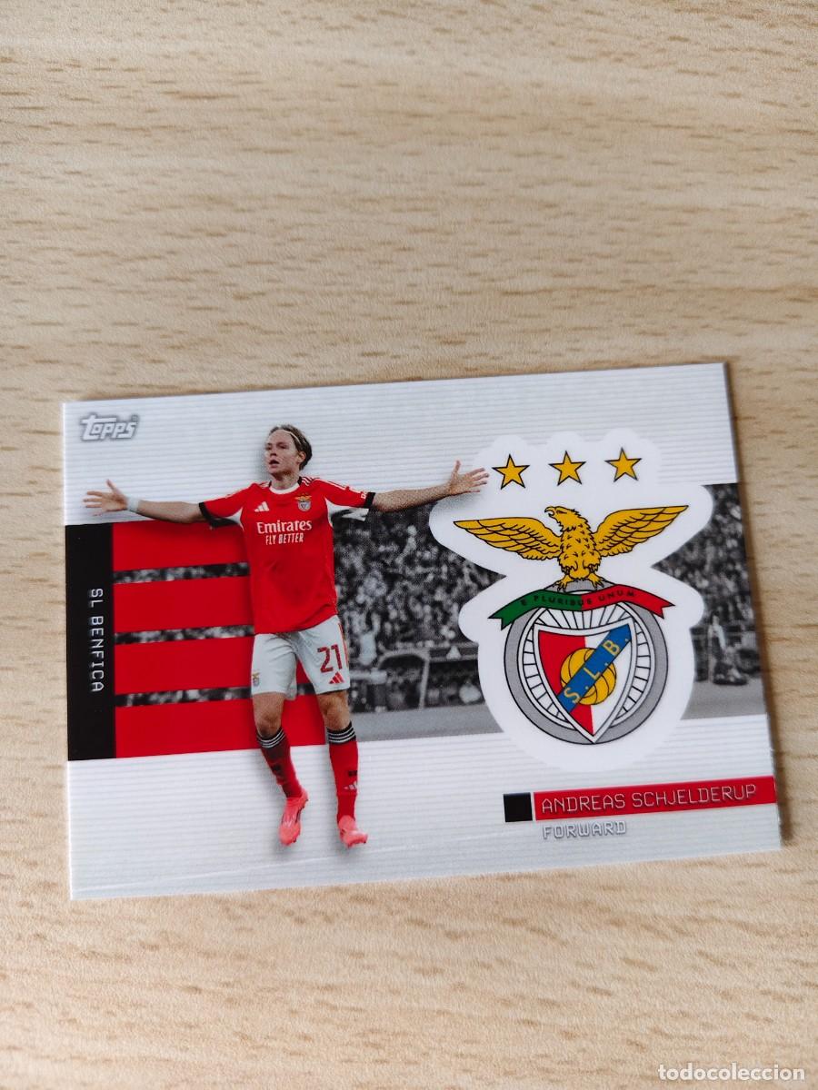 Cromos de F&uacute;tbol: 50 TEAM SET S.L. BENFICA 25 26 ANDREAS SCHJELDERUP SOARING EAGLE TOPPS 2025 2026