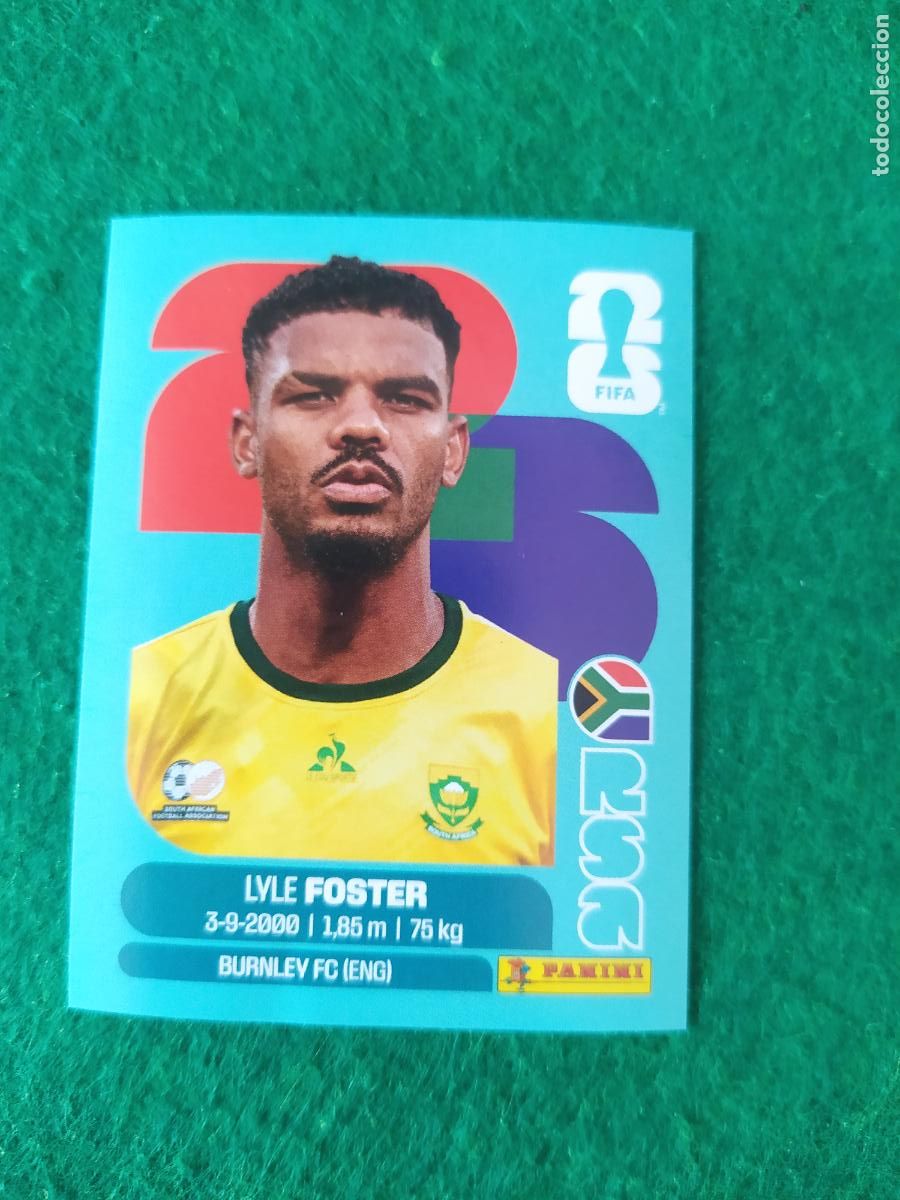 Cromos de F&uacute;tbol: OFFICIAL STICKER COLLECTION WORLD CUP MUNDIAL 2026 - SUDAFRICA N&ordm; 17 FOSTER