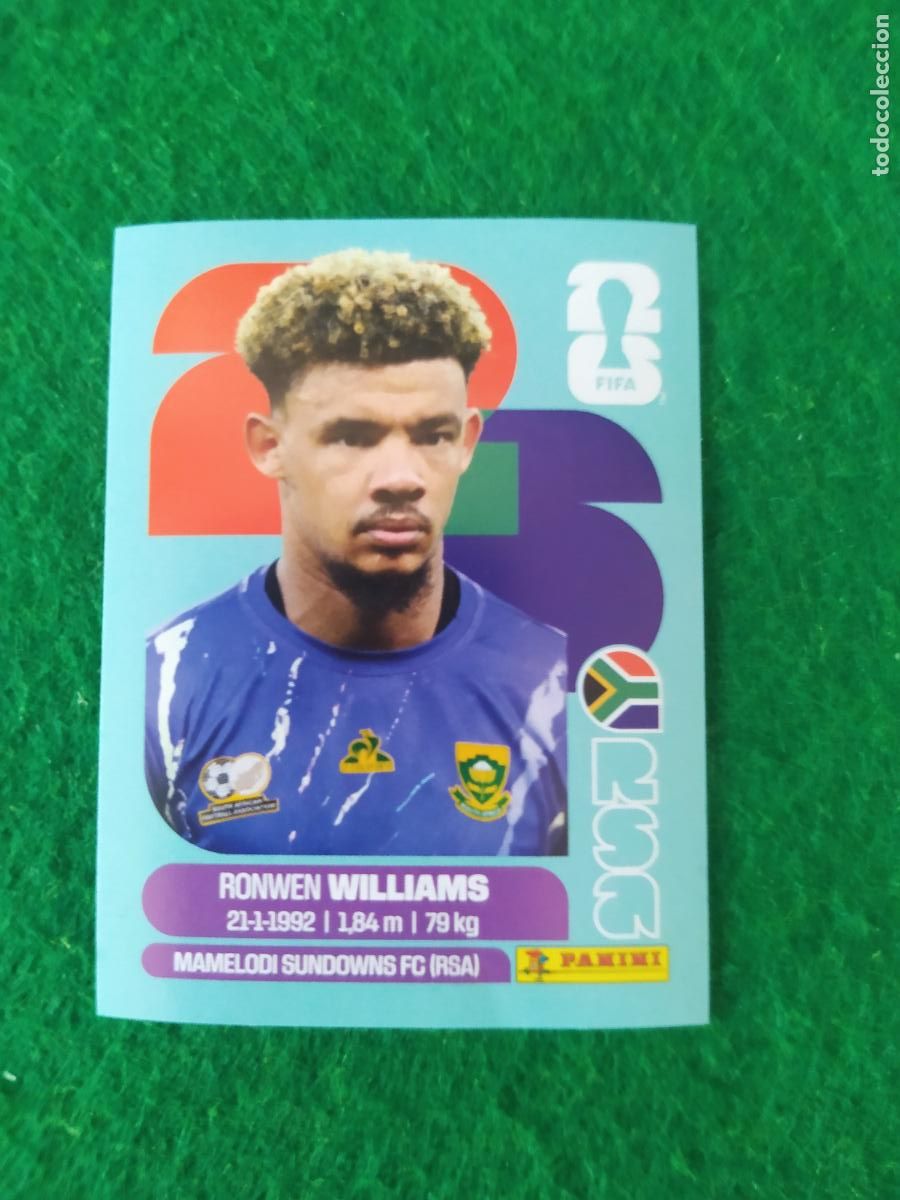 Cromos de F&uacute;tbol: OFFICIAL STICKER COLLECTION WORLD CUP MUNDIAL 2026 - SUDAFRICA N&ordm; 12 WILLIAMS
