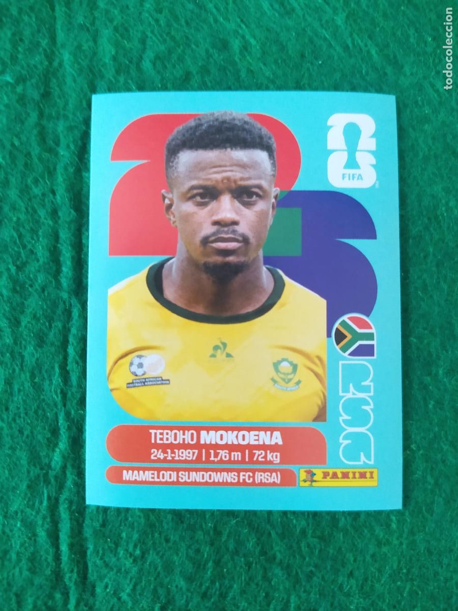 Cromos de F&uacute;tbol: OFFICIAL STICKER COLLECTION WORLD CUP MUNDIAL 2026 - SUDAFRICA N&ordm; 11 MOKOENA