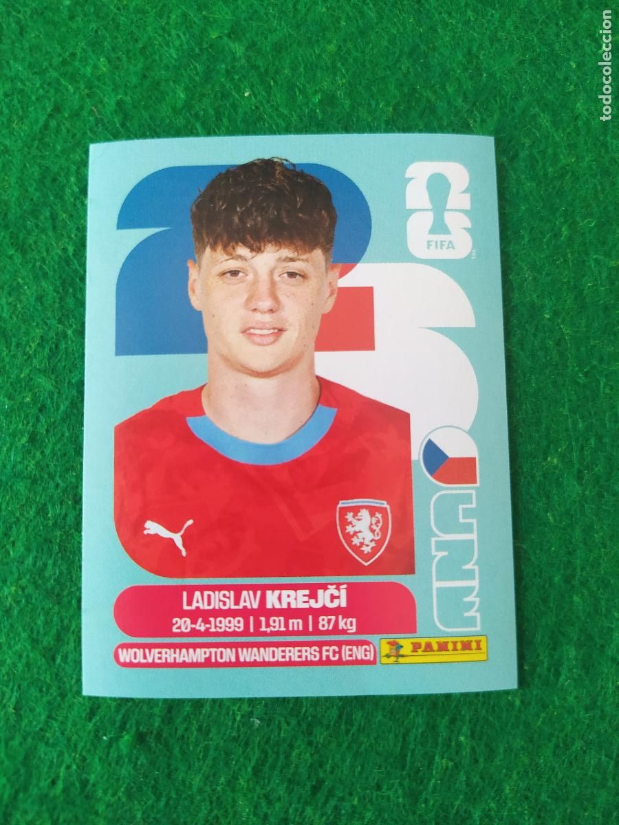 Cromos de F&uacute;tbol: OFFICIAL STICKER COLLECTION WORLD CUP MUNDIAL 2026 - REPUBLICA CHECA N&ordm; 4 KREJCI