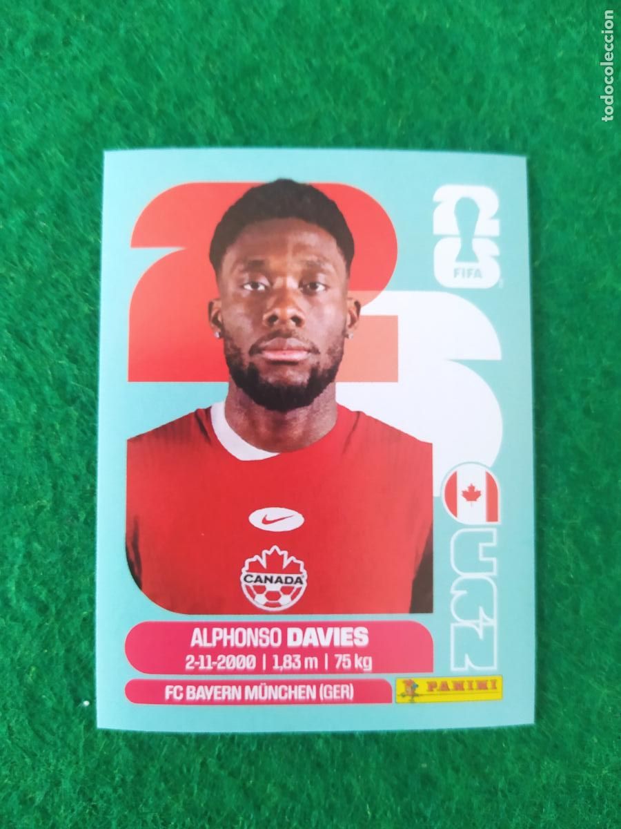Cromos de F&uacute;tbol: OFFICIAL STICKER COLLECTION WORLD CUP MUNDIAL 2026 - CANADA N&ordm; 3 DAVIES
