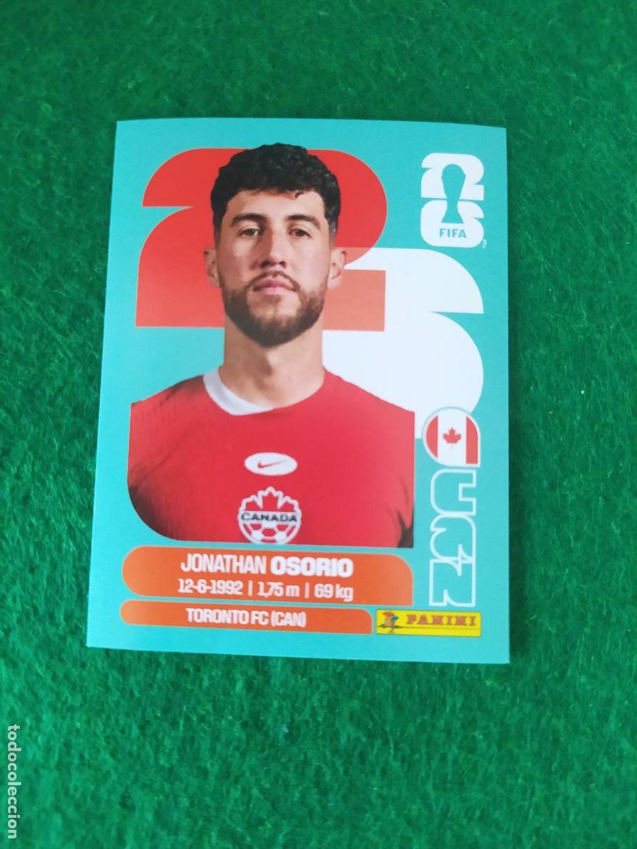 Cromos de F&uacute;tbol: OFFICIAL STICKER COLLECTION WORLD CUP MUNDIAL 2026 - CANADA N&ordm; 12 OSORIO