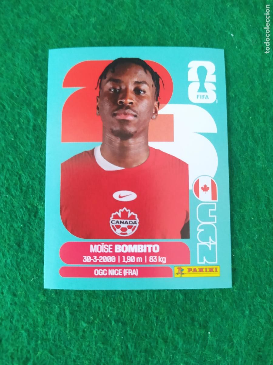 Cromos de F&uacute;tbol: OFFICIAL STICKER COLLECTION WORLD CUP MUNDIAL 2026 - CANADA N&ordm; 8 BOMBITO