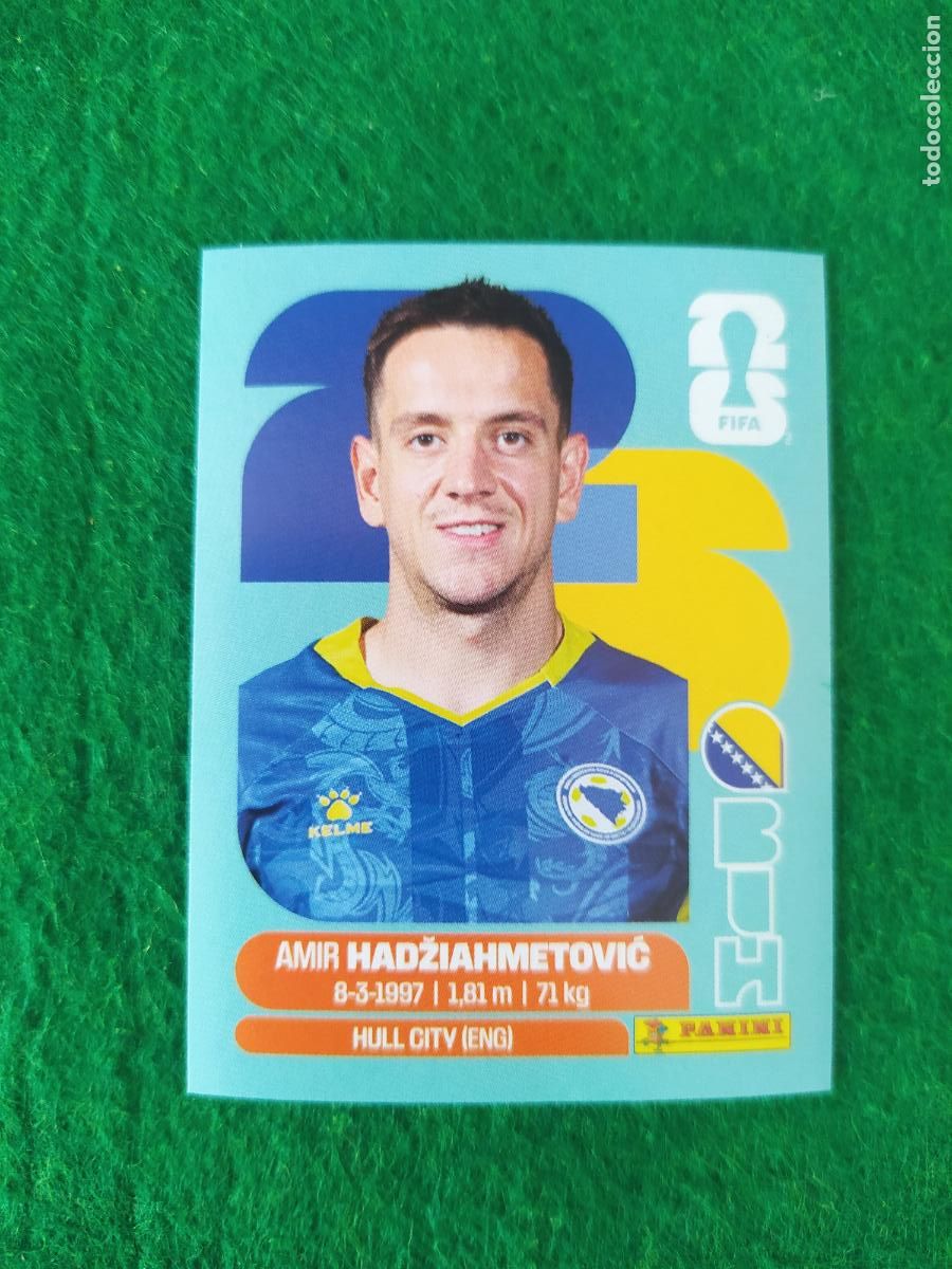 Cromos de F&uacute;tbol: OFFICIAL STICKER COLLECTION WORLD CUP MUNDIAL 2026 - BOSNIA N&ordm; 8 HADZIAHMETOVIC