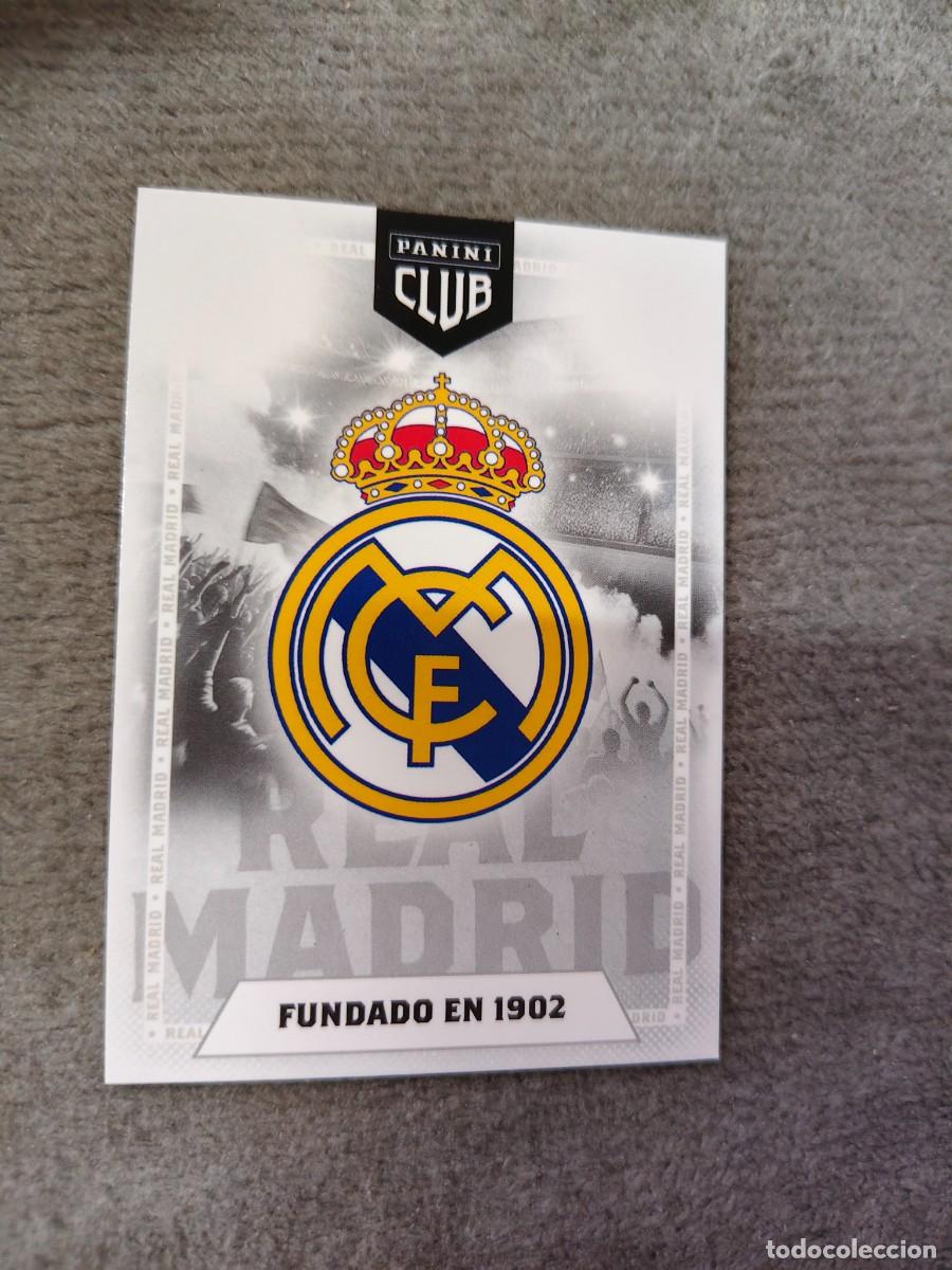 Cromos de F&uacute;tbol: 1 PANINI CLUB REAL MADRID 25 26 ESCUDO ADN 2025 2026