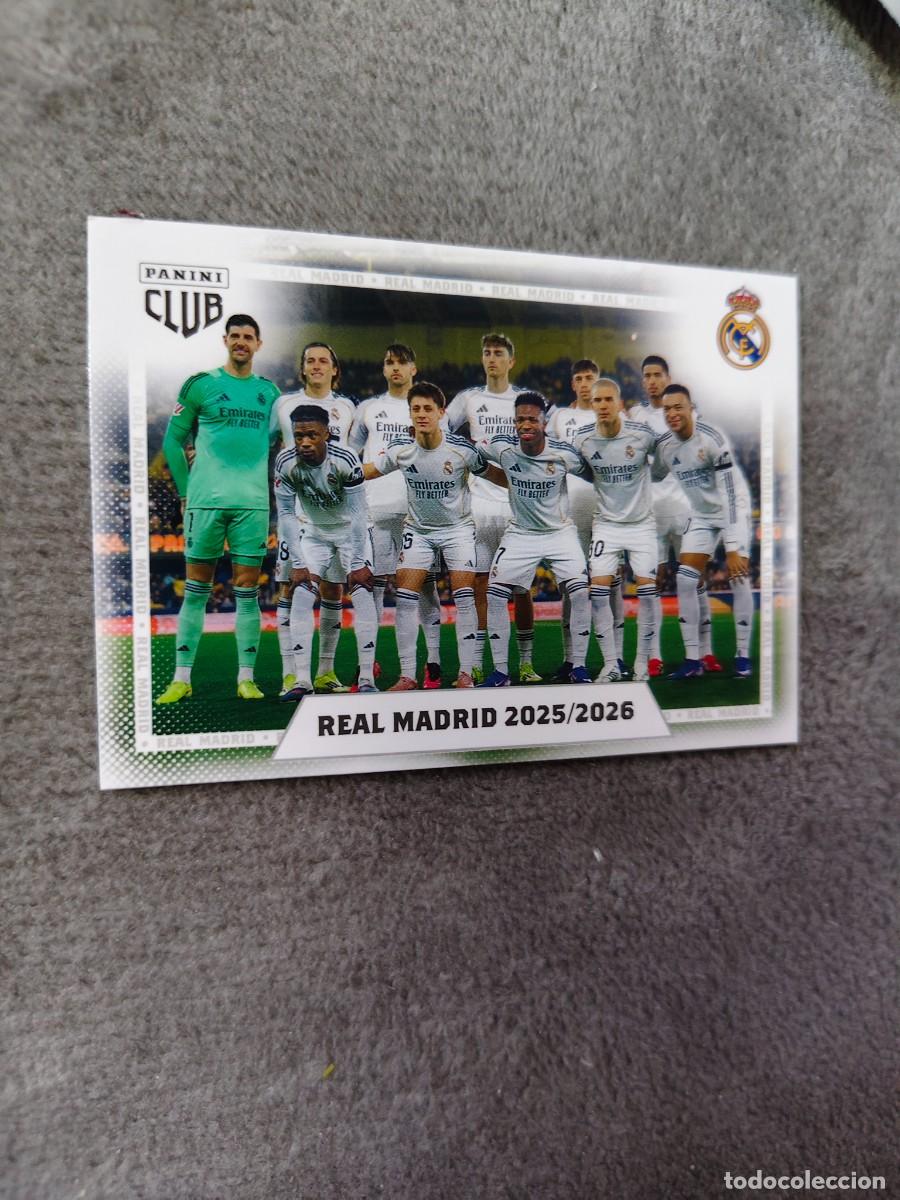 Cromos de F&uacute;tbol: 2 PANINI CLUB REAL MADRID 25 26 REAL MADRID PLANTILLA 2025/2026 ADN 2025 2026