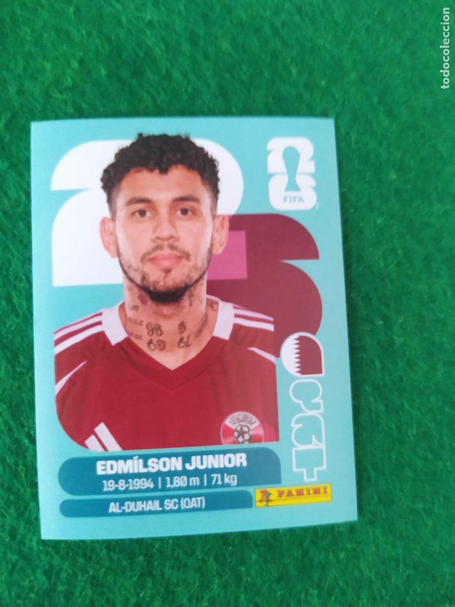 Cromos de F&uacute;tbol: OFFICIAL STICKER COLLECTION WORLD CUP MUNDIAL 2026 - CATAR N&ordm; 17 EDMILSON JUNIOR