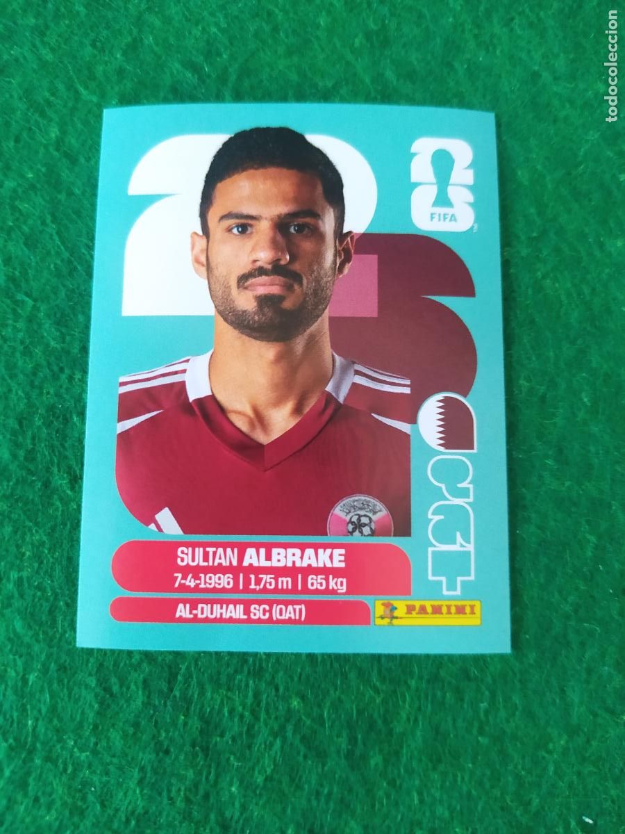 Cromos de F&uacute;tbol: OFFICIAL STICKER COLLECTION WORLD CUP MUNDIAL 2026 - CATAR N&ordm; 3 ALBRAKE