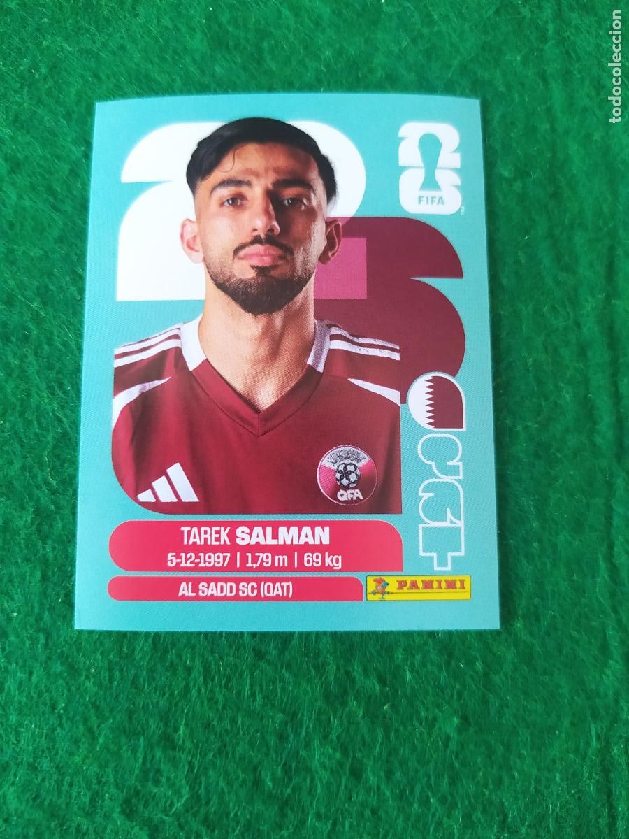 Cromos de F&uacute;tbol: OFFICIAL STICKER COLLECTION WORLD CUP MUNDIAL 2026 - CATAR N&ordm; 8 SALMAN