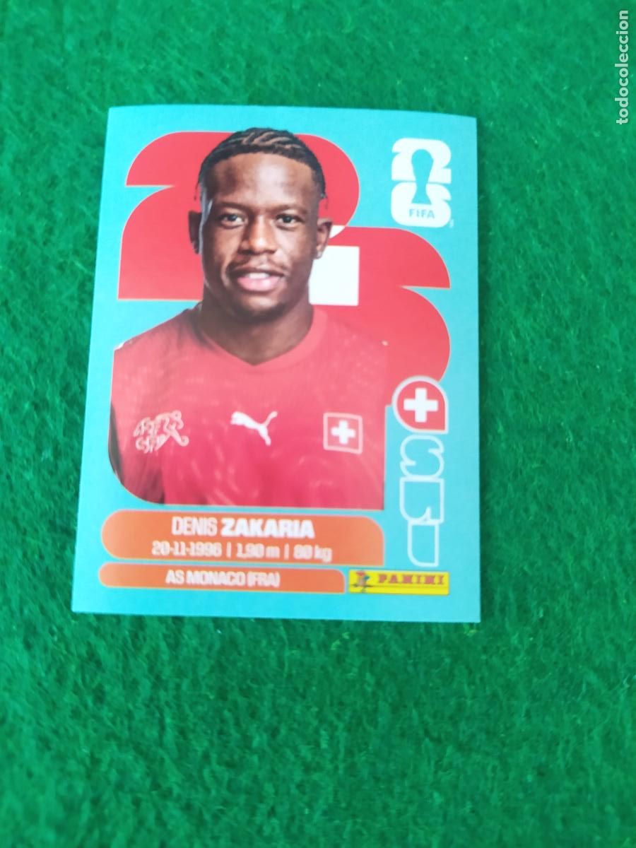 Cromos de F&uacute;tbol: OFFICIAL STICKER COLLECTION WORLD CUP MUNDIAL 2026 - SUIZA N&ordm; 10 ZAKARIA