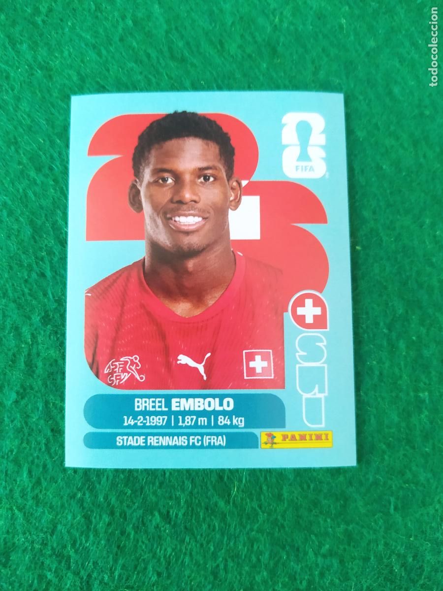 Cromos de F&uacute;tbol: OFFICIAL STICKER COLLECTION WORLD CUP MUNDIAL 2026 - SUIZA N&ordm; 17 EMBOLO