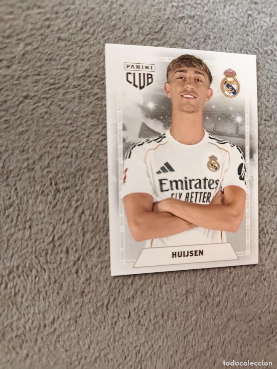 Cromos de F&uacute;tbol: 12 PANINI CLUB REAL MADRID 25 26 HUIJSEN ADN 2025 2026