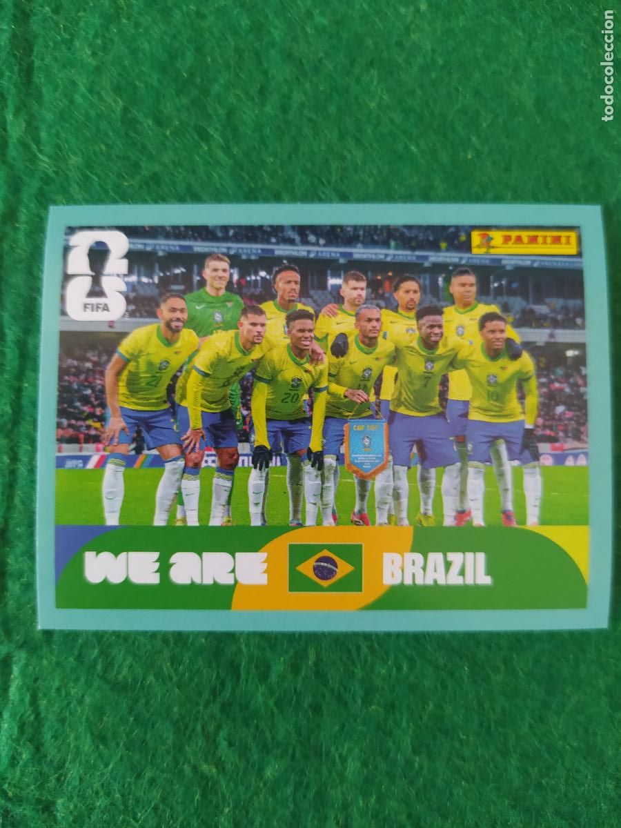Football Stickers: OFFICIAL STICKER COLLECTION WORLD CUP MUNDIAL 2026 - BRASIL N&ordm; 13 ONCE INICIAL