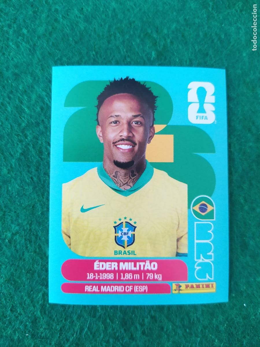 Football Stickers: OFFICIAL STICKER COLLECTION WORLD CUP MUNDIAL 2026 - BRASIL N&ordm; 5 MILITAO