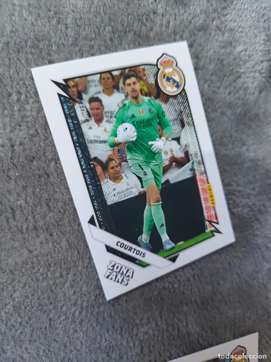Cromos de F&uacute;tbol: 30 PANINI CLUB REAL MADRID 25 26 COURTOIS ZONA FANS 2025 2026