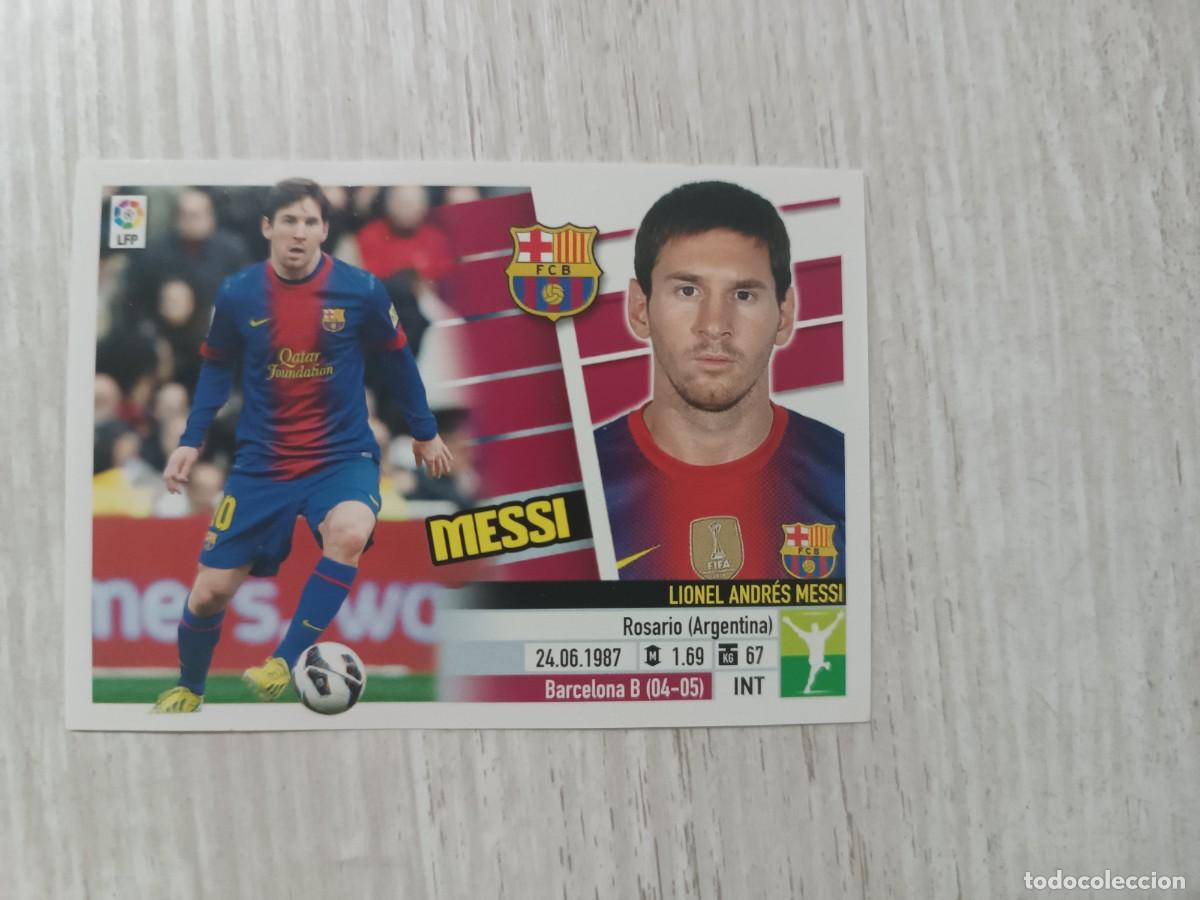 Cromos de F&uacute;tbol: MESSI NUNCA PEGADO LIGA ESTE 2013 2014 13 14