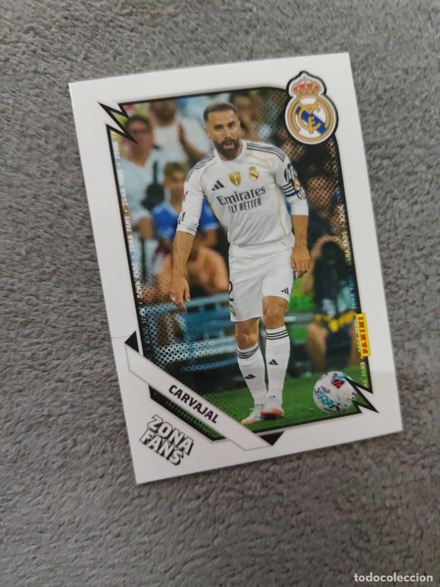 Cromos de F&uacute;tbol: 31 PANINI CLUB REAL MADRID 25 26 CARVAJAL ZONA FANS 2025 2026
