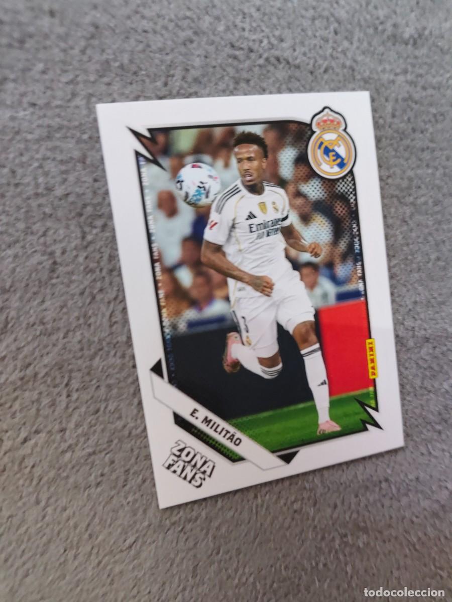 Cromos de F&uacute;tbol: 33 PANINI CLUB REAL MADRID 25 26 E. MILIT&Atilde;O ZONA FANS 2025 2026