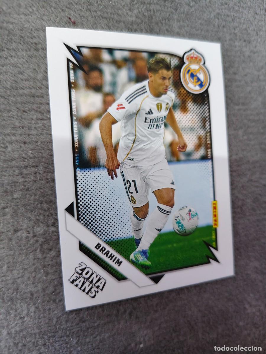 Cromos de F&uacute;tbol: 41 PANINI CLUB REAL MADRID 25 26 BRAHIM ZONA FANS 2025 2026