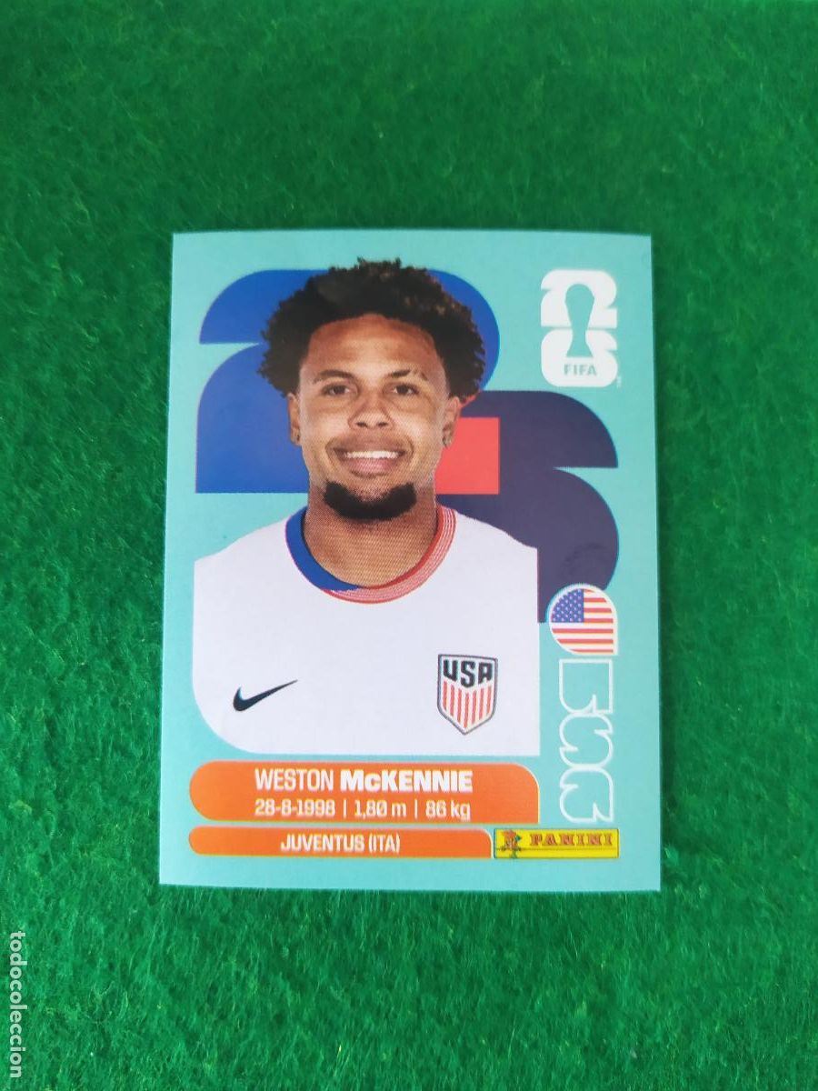 Cromos de F&uacute;tbol: OFFICIAL STICKER COLLECTION WORLD CUP MUNDIAL 2026 - ESTADOS UNIDOS N&ordm; 10 McKENNIE