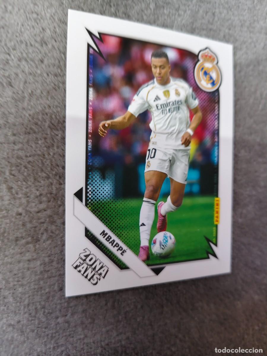 Cromos de F&uacute;tbol: 42 PANINI CLUB REAL MADRID 25 26 MBAPP&Eacute; ZONA FANS 2025 2026