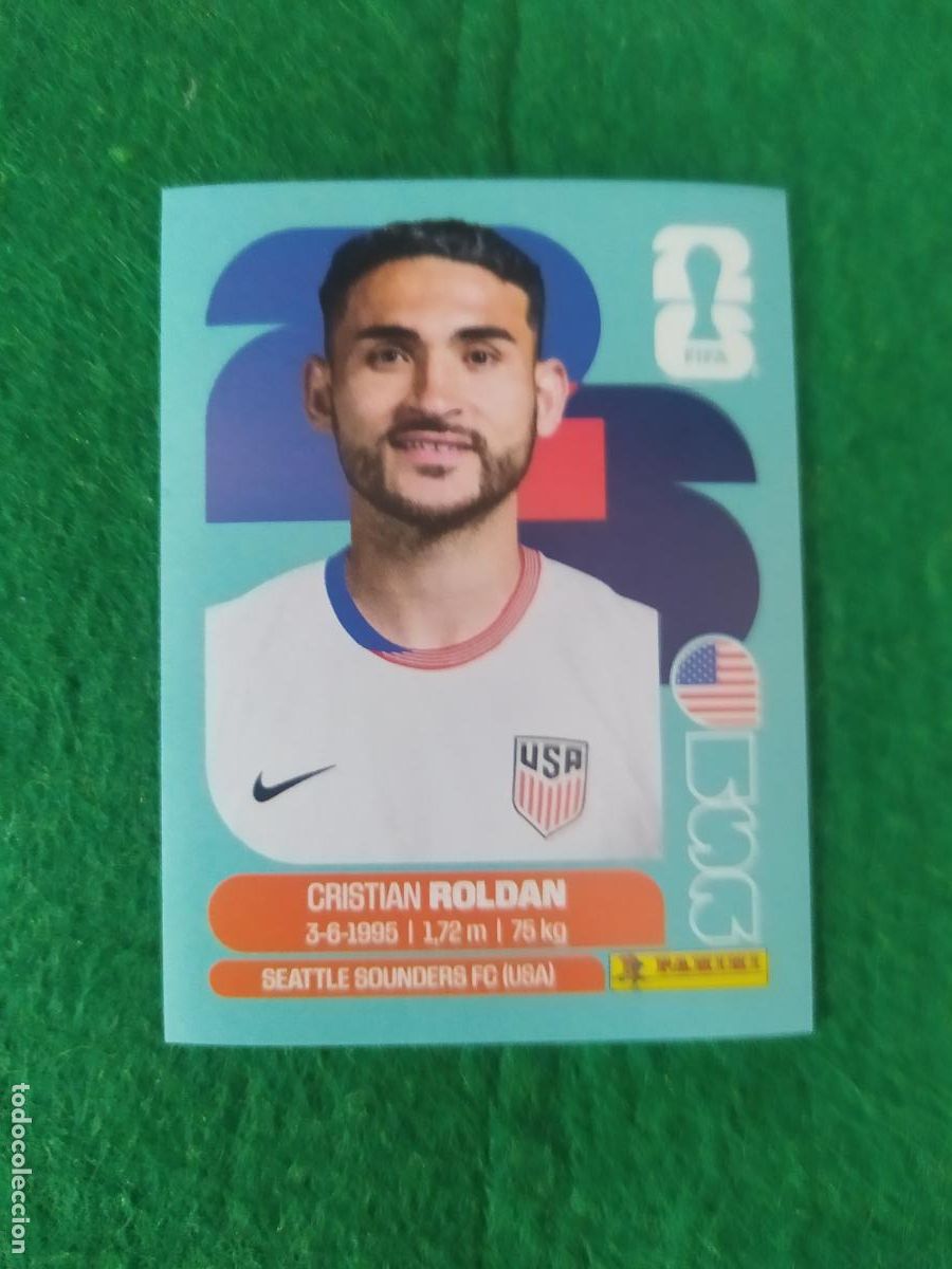 Cromos de F&uacute;tbol: OFFICIAL STICKER COLLECTION WORLD CUP MUNDIAL 2026 - ESTADOS UNIDOS N&ordm; 11 ROLDAN