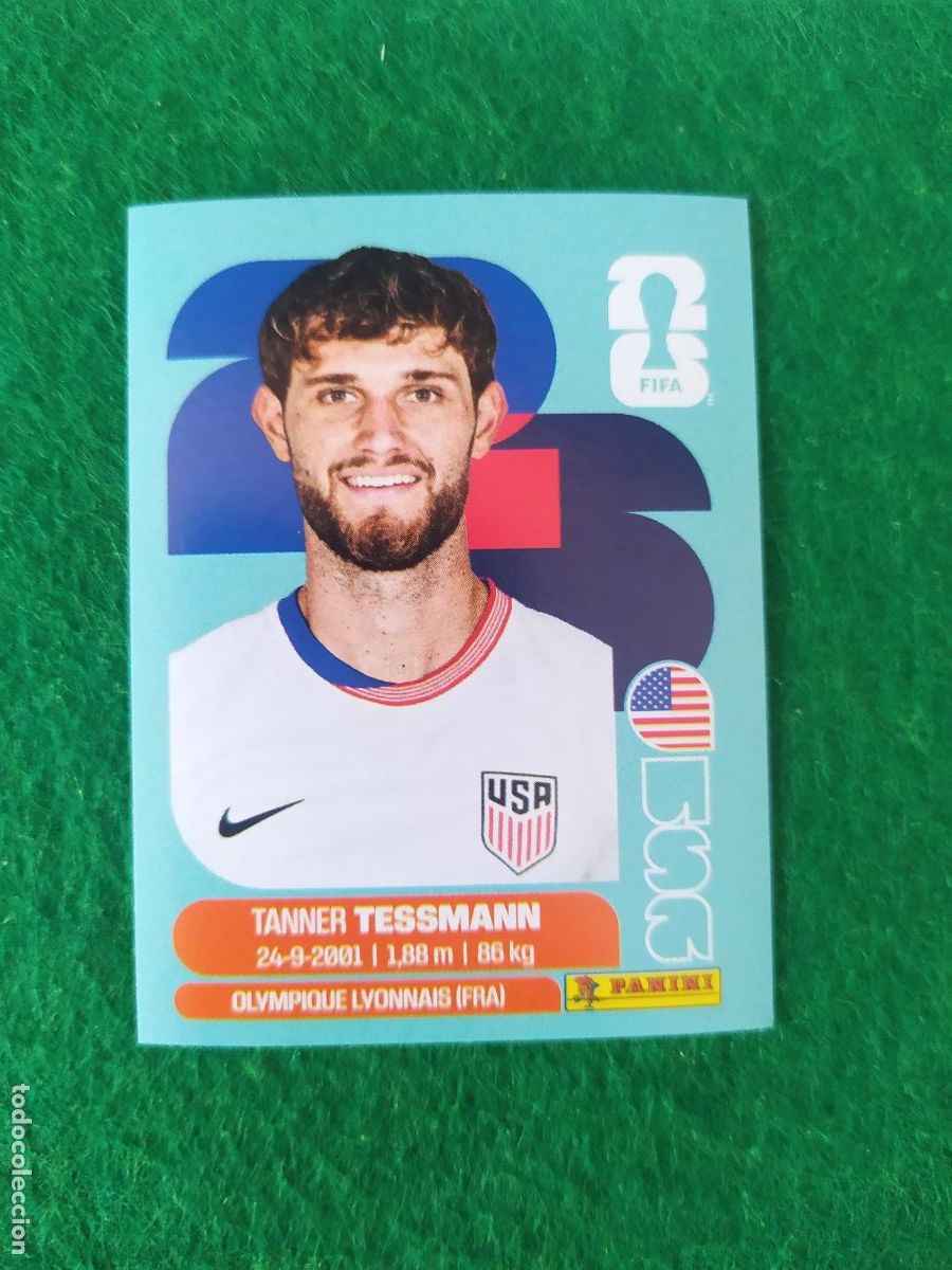 Cromos de F&uacute;tbol: OFFICIAL STICKER COLLECTION WORLD CUP MUNDIAL 2026 - ESTADOS UNIDOS N&ordm; 9 TESSMANN