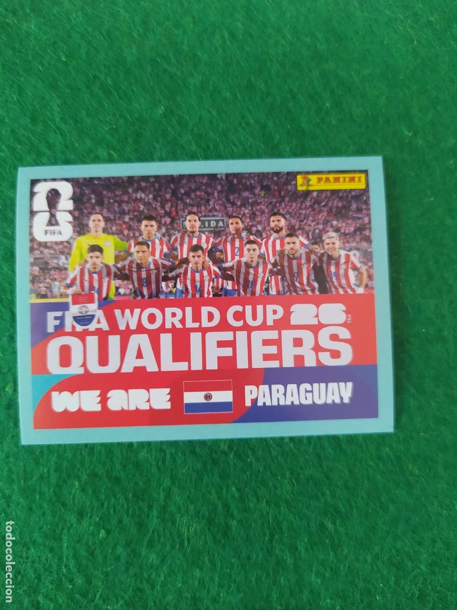 Cromos de F&uacute;tbol: OFFICIAL STICKER COLLECTION WORLD CUP MUNDIAL 2026 - PARAGUAY N&ordm; 13 ONCE INICIAL